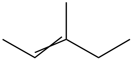 Image of 3-methyl-2-pentene