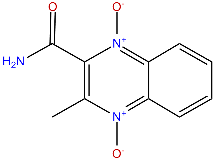 Image of 3-methyl-2-quinoxalinecarboxamide-1,4-dioxide