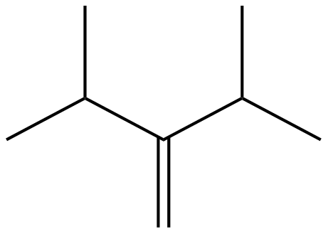 Image of 3-methyl-2-(1-methylethyl)-1-butene
