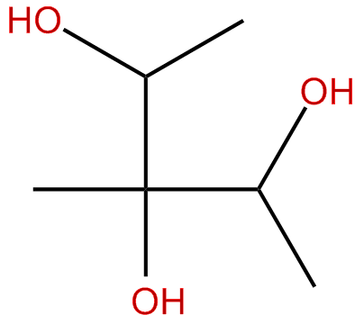 Image of 3-methyl-2,3,4-pentanetriol