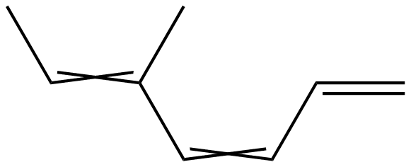 Image of 3-methyl-2,4,6-heptatriene
