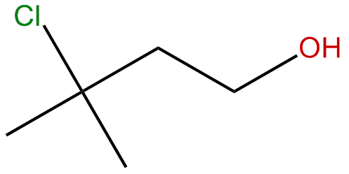 Image of 3-methyl-3-chloro-1-butanol