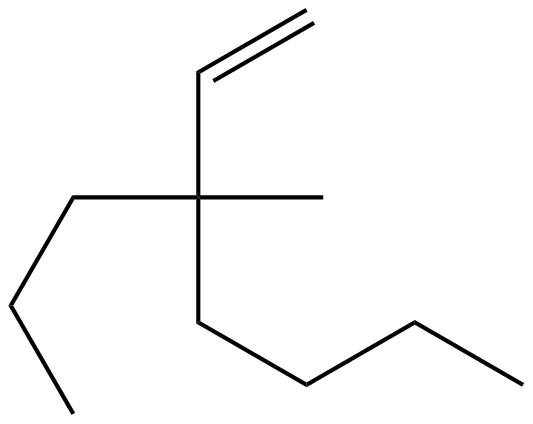 Image of 3-methyl-3-propyl-1-heptene