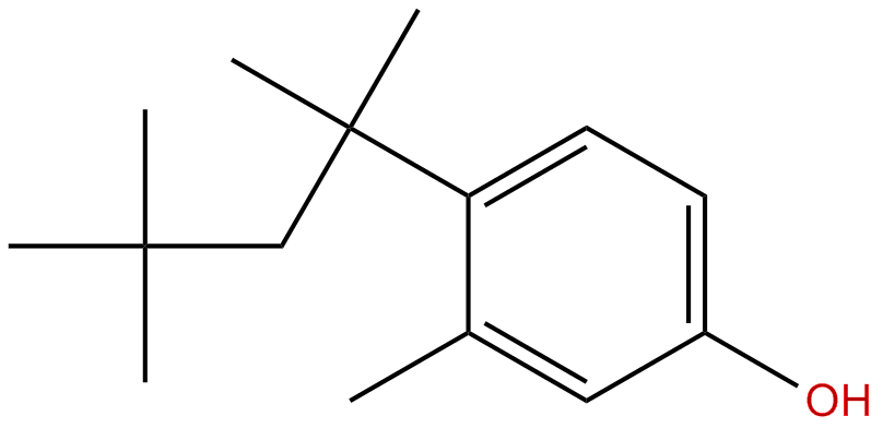 Image of 3-methyl-4-(1,1,3,3-tetramethylbutyl)phenol