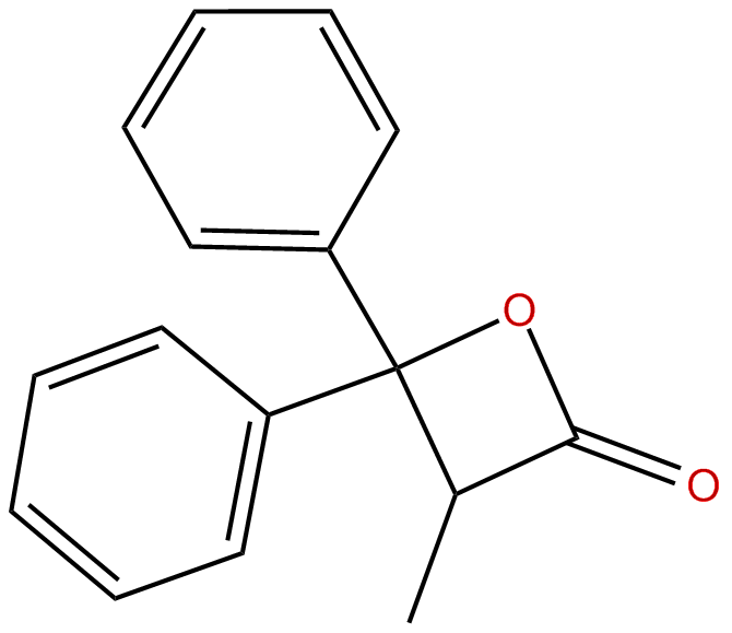 Image of 3-methyl-4,4-diphenyl-2-oxetanone