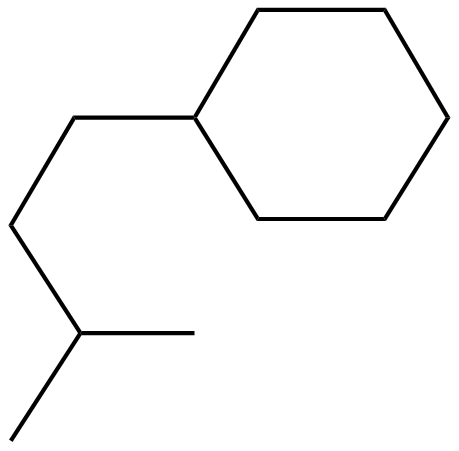 Image of 3-methylbutylcyclohexane