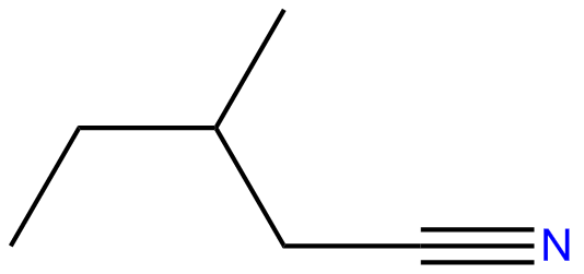 Image of 3-methylpentanenitrile