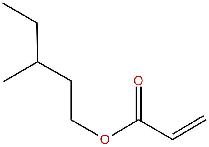 Image of 3-methylpentyl 1-propenoate