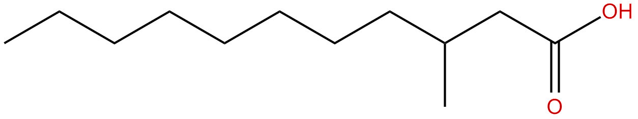 Image of 3-methylundecanoic acid