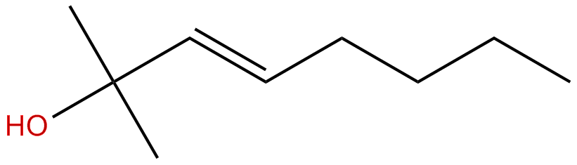 Image of 3-octen-2-ol, 2-methyl-, (E)-