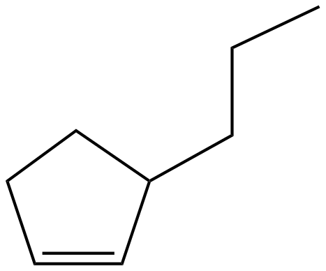 Image of 3-propylcyclopentene