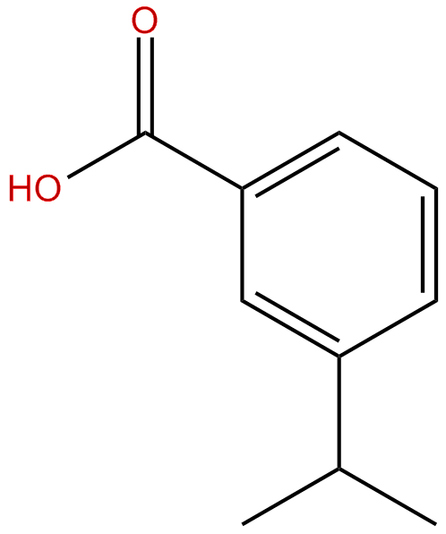 Image of 3-(1-methylethyl)benzoic acid