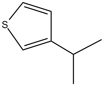 Image of 3-(1-methylethyl)thiophene