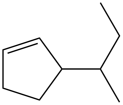 Image of 3-(1-methylpropyl)cyclopentene