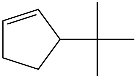 Image of 3-(1,1-dimethylethyl)cyclopentene