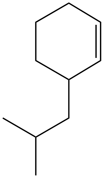 Image of 3-(2-methylpropyl)cyclohexene
