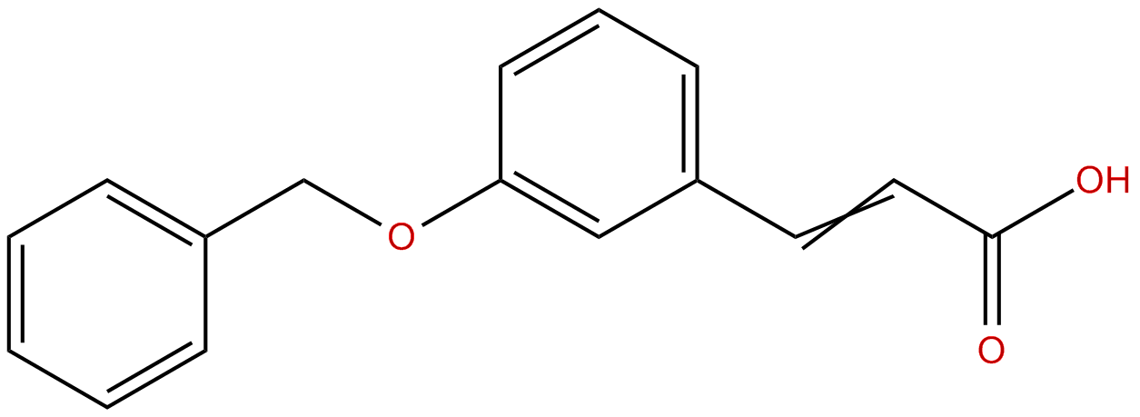 Image of 3-(3-benzyloxyphenyl)propenoic acid