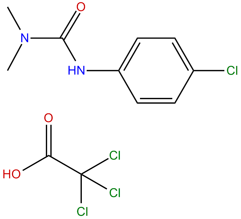 Image of 3-(4-chlorophenyl)-1,1-dimethylurea trichlorethanoate