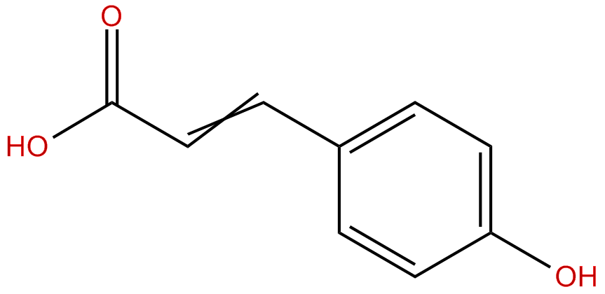 Image of 3-(4-hydroxyphenyl)-2-propenoic acid