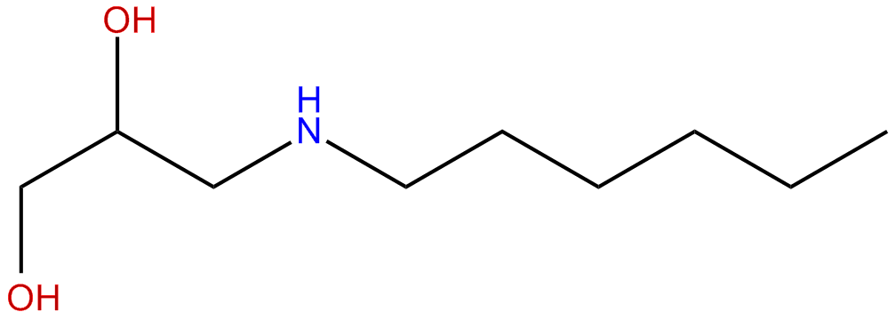 Image of 3-(hexylamino)-1,2-propanediol