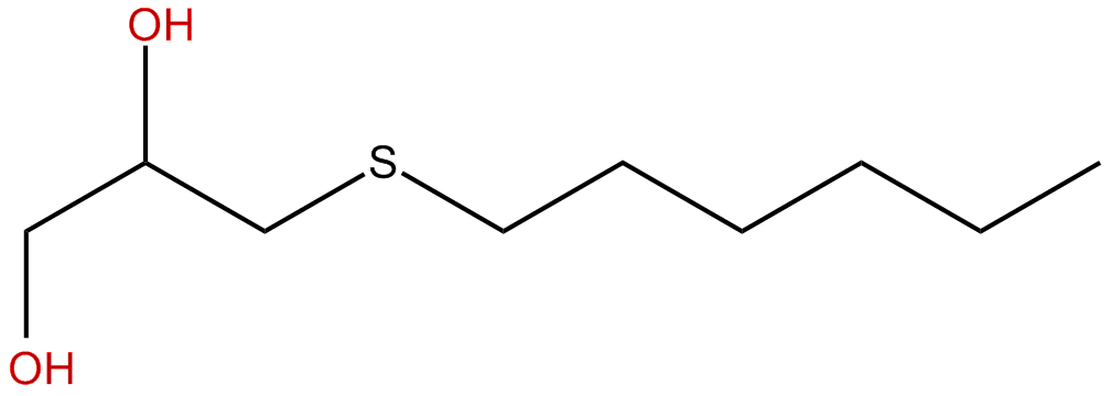 Image of 3-(hexylthio)-1,2-propanediol