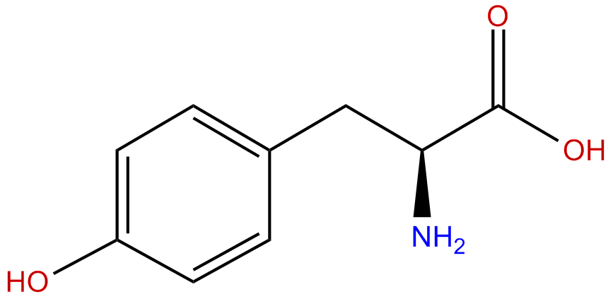 Image of 3-(p-hydroxyphenyl)-L-alanine