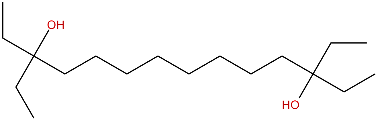 Image of 3,12-diethyl-3,12-tetradecanediol