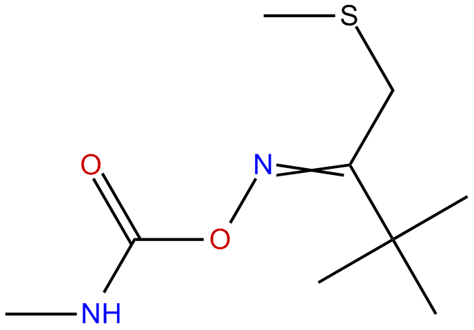 Image of 3,3-dimethyl-1-(methylthio)-O-[(methylamino)carbonyl]-2-butanone oxime