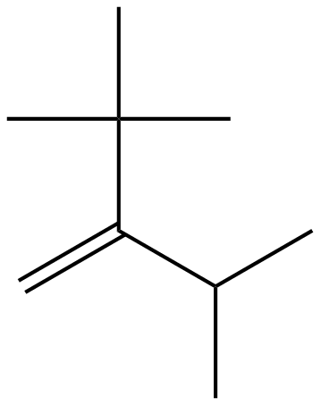 Image of 3,3-dimethyl-2-isopropyl-1-butene
