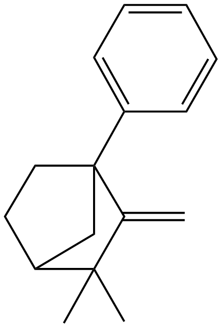 Image of 3,3-dimethyl-2-methylene-1-phenylbicyclo[2.2.1]heptane