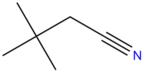 Image of 3,3-dimethylbutanenitrile