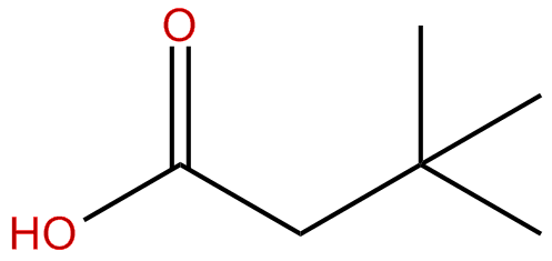 Image of 3,3-dimethylbutanoic acid