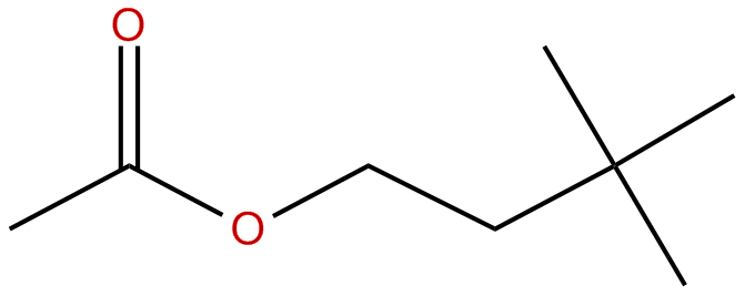 Image of 3,3-dimethylbutyl ethanoate