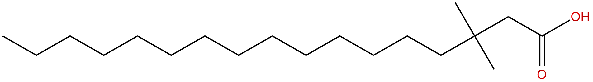 Image of 3,3-dimethylheptadecanoic acid
