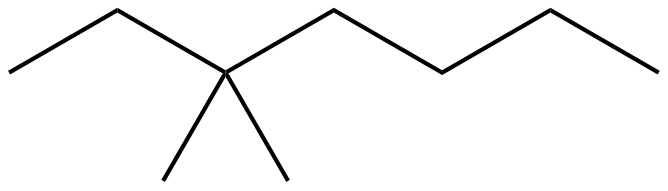 Image of 3,3-dimethylheptane