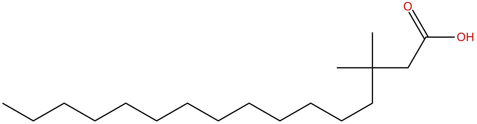 Image of 3,3-dimethylhexadecanoic acid