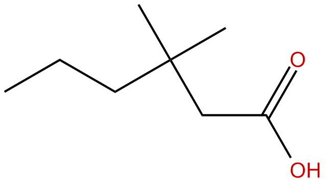 Image of 3,3-dimethylhexanoic acid