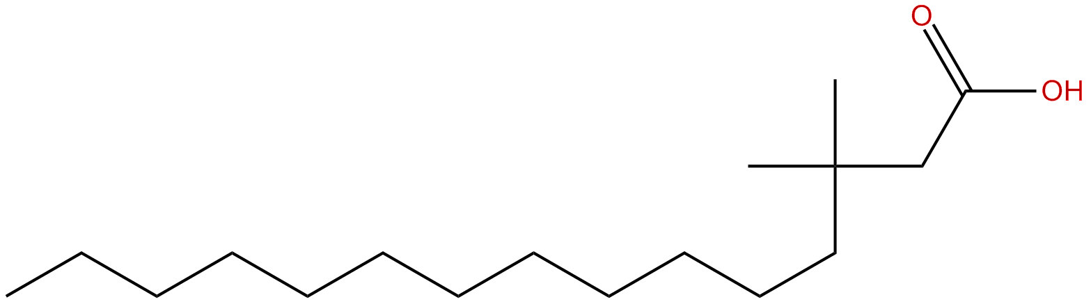 Image of 3,3-dimethylpentadecanoic acid