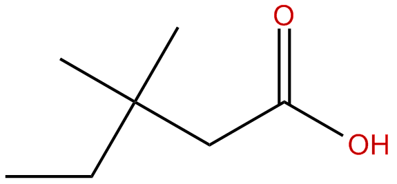 Image of 3,3-dimethylpentanoic acid