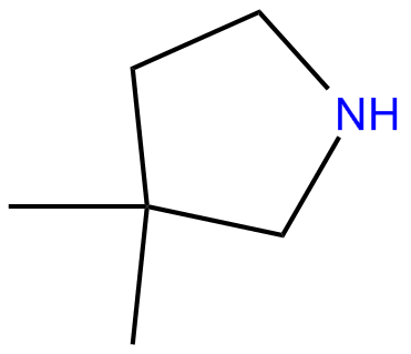 Image of 3,3-dimethylpyrrolidine