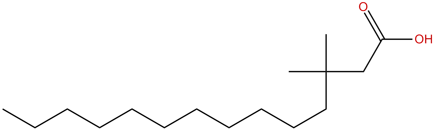 Image of 3,3-dimethyltetradecanoic acid