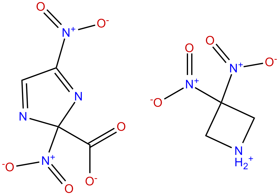 Image of 3,3-Dinitroazetidinium 2,4-Dinitroimidazolate