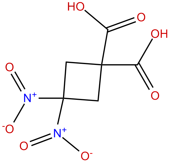 Image of 3,3-dinitrocyclobutane-1,1-dicarboxylic acid