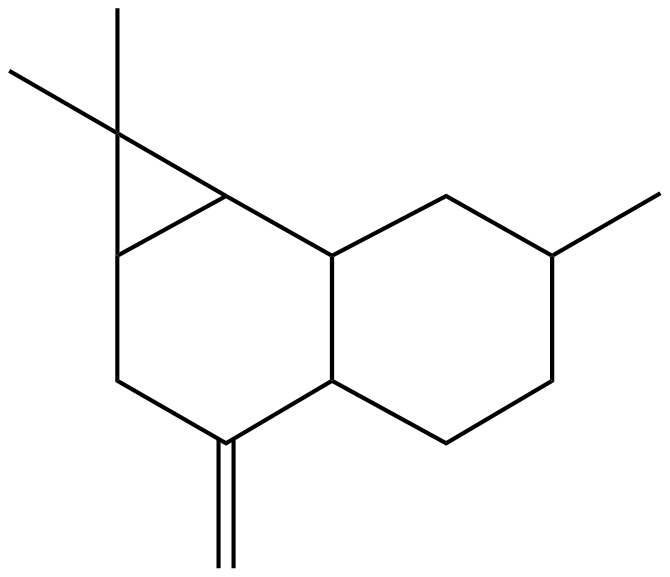 Image of 3,3,10-trimethyl-6-methylenetricyclo[5.4.0.02,4]undecane