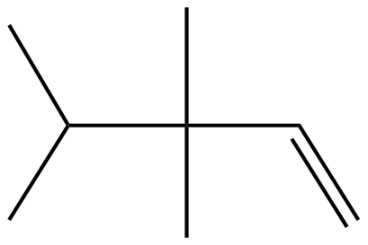 Image of 3,3,4-trimethyl-1-pentene