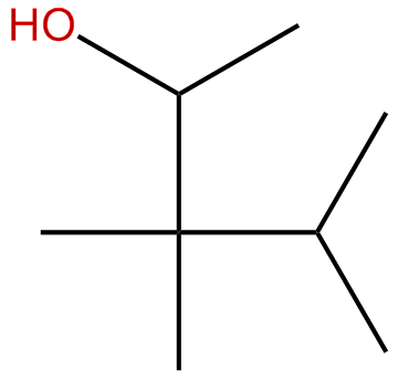 Image of 3,3,4-trimethyl-2-pentanol
