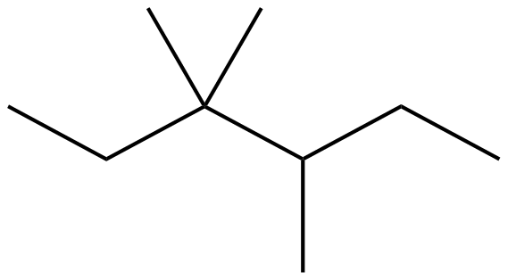 Image of 3,3,4-trimethylhexane