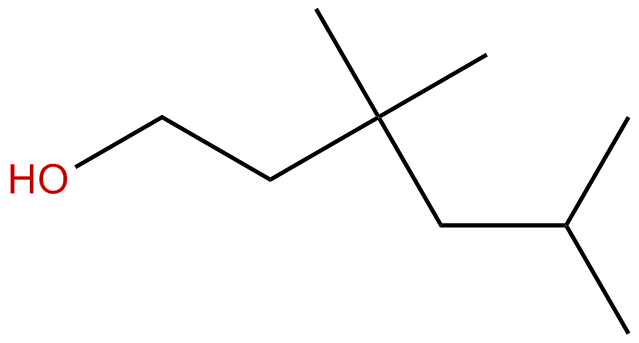 Image of 3,3,5-trimethyl-1-hexanol