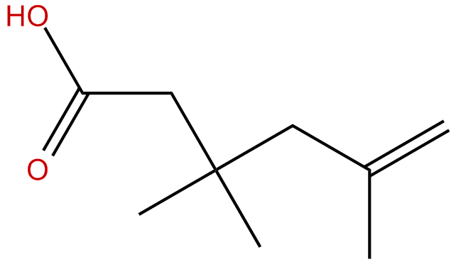 Image of 3,3,5-trimethyl-5-hexenoic acid