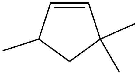 Image of 3,3,5-trimethylcyclopentene